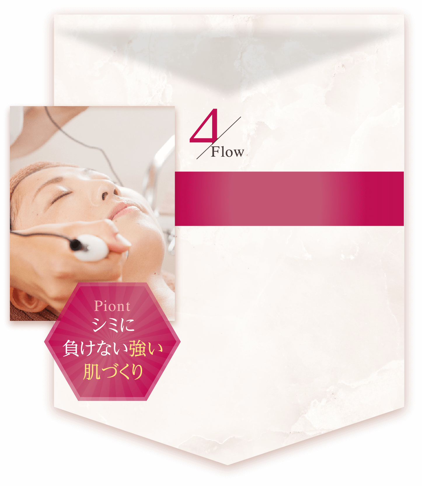 Flow4 Piont シミに負けない強い肌づくり